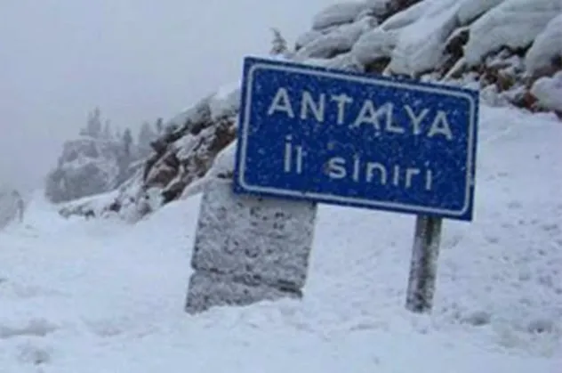 Meteoroloji Genel Müdürlüğü'nden Muğla ve Antalya için kar uyarısı