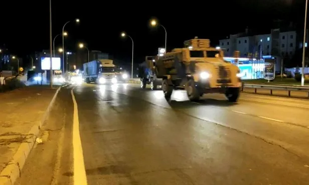 Şanlıurfa'da Suriye sınırına askeri sevkiyat-2