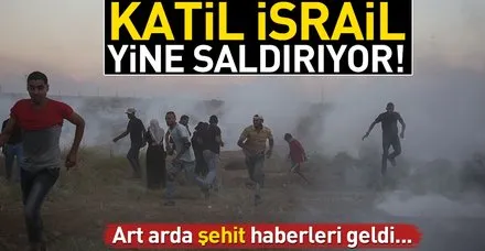 İsrail saldırdı! Art arda şehit haberleri geldi