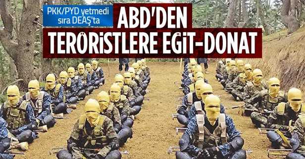 “Eğit-donat” projesini PKK/PYD’yi desteklemek için kullanan ABD şimdi DEAŞ’ı eğitip donatıyor!