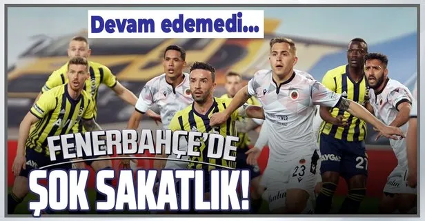 Fenerbahçe’de Gençlerbirliği karşısında sakatlık şoku! Gökhan Gönül yarıda bıraktı...