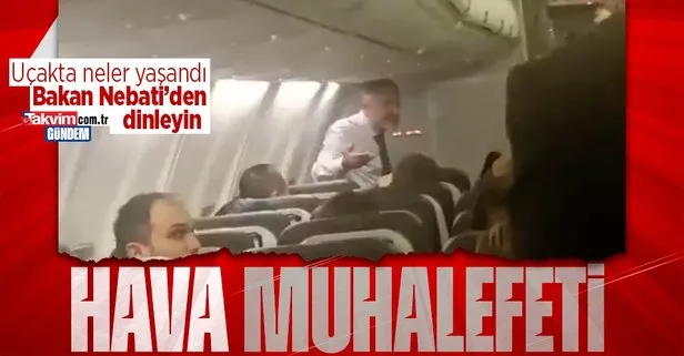 Hazine ve Maliye Bakanı Nureddin Nebati’den ’uçağı bekletti’ iddialarına yanıt! CHP’li milletvekilinin provokatif yönlendirmesi...