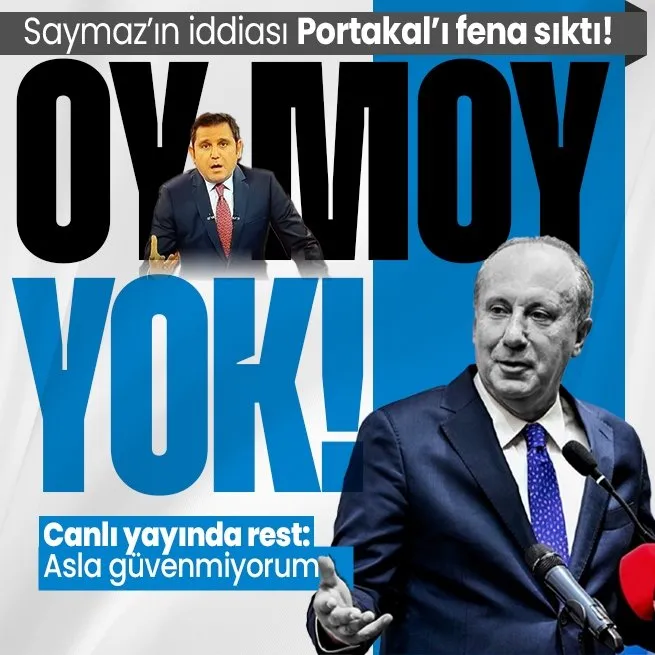 Son dakika: CHP yandaşı Fatih Portakaldan Muharrem İncenin İzmir adaylığı iddiasına tepki: Oy vermem!