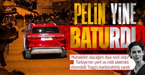 Muhalefet olacağım diye rezil oldu! Türkiye’nin yerli ve milli elektrikli otomobili Togg’u karbüratörlü sandı