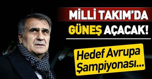 A Milli Takım Şenol Güneş'e emanet edildi