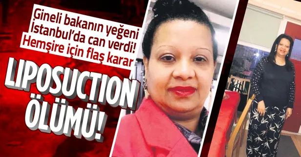 Gineli bakanın yeğeni Simone Bichara Abibe yağlarını aldırırken öldü! Hemşireye delil gizleme davası