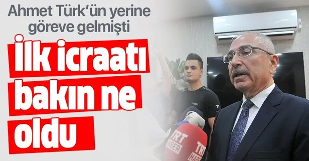 Ahmet Türk’ün yerine göreve gelen Vali Mustafa Yaman’dan şehit ailelerine müjdeli haber