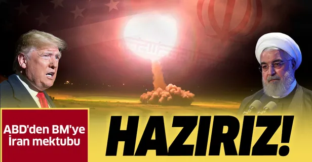 Son dakika: ABD'den BM'ye diyalog mesajı: İran ile ön koşulsuz görüşmeye hazırız