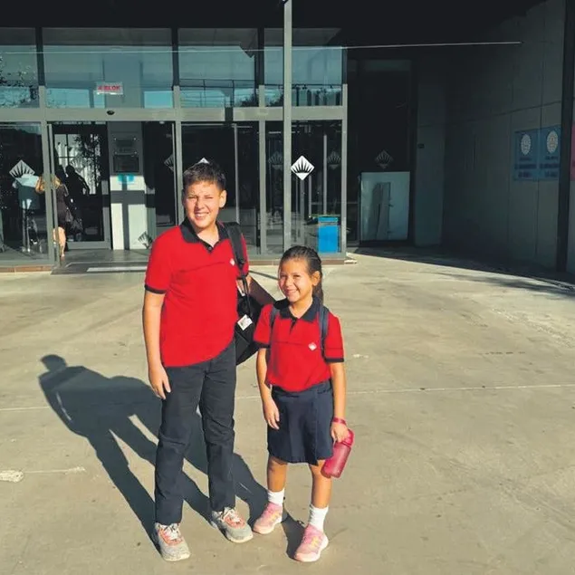 Ayda okula başladı