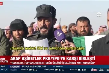 Rakka'da aşiretler tek yumruk!