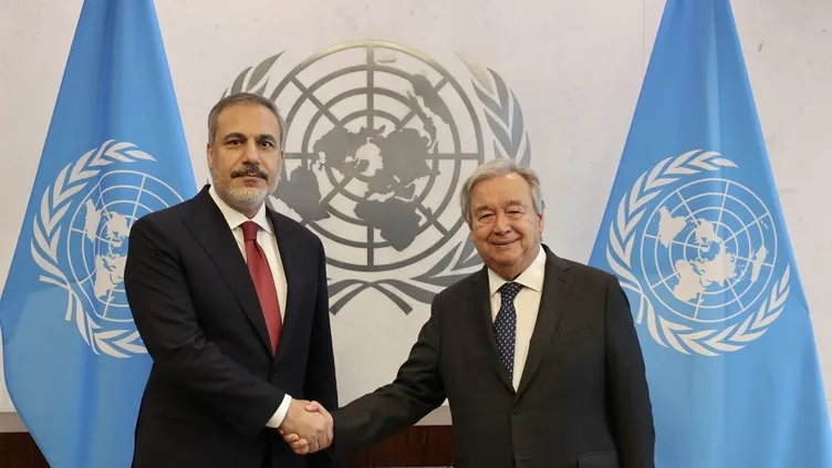 Dışişleri Bakanı Hakan Fidan, BM Genel sekreteri Guterres ile görüştü!