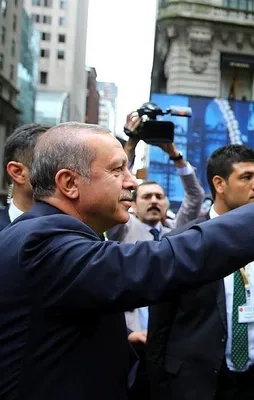 New York'ta Erdoğan'a coşkulu karşılama
