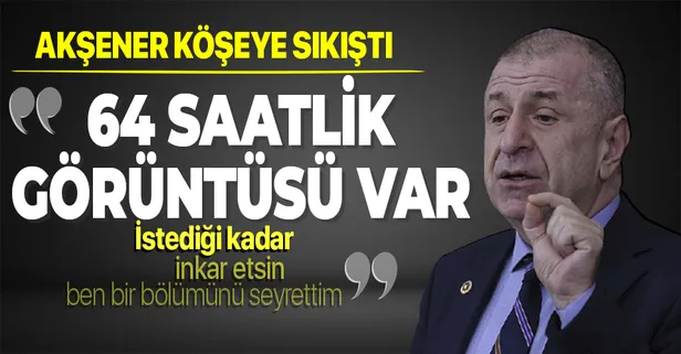 Son dakika: İP'ten istifa eden Ümit Özdağ: HDP ile anayasa çalışmasının 64 saatlik görüntüsü var