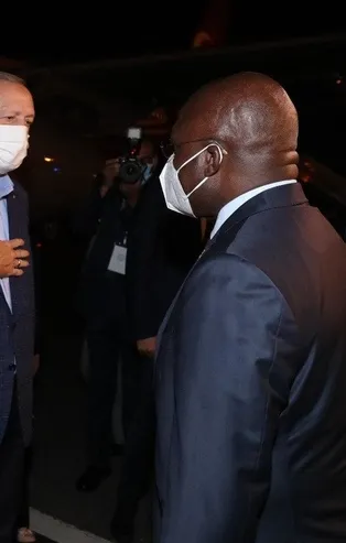 Afrika turu başladı! Başkan Erdoğan Angola'da