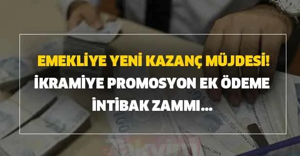 SGK ve Bağkur'lu gelirini artıracak adım: İkramiye, promosyon, ek ödeme, intibak zammı ne kadar? Emekliye yeni kazanç müjdesi!