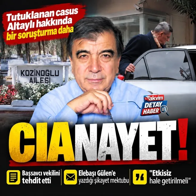Dikkat et daha gençsin Kaşif Kozinoğlu soruşturmasında FETÖ hükümlüsü Enver Altaylı hakkında yeni soruşturma