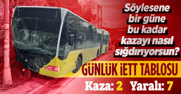 SON DAKİKA: Kağıthane'de şoförü kalp krizi geçiren İETT otobüsü 6 araca çarptı! Beykoz'da İETT otobüsü kaldırıma çıktı taşlara vurdu