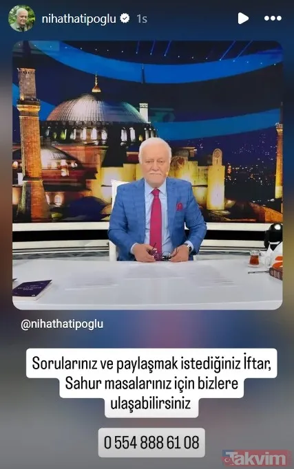 2026 Nihat Hatipoğlu Ramazan programı nerede çekiliyor? ATV iftar ve sahur yayını saatleri - 6