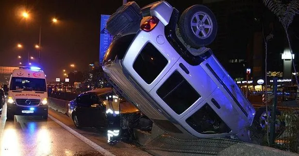 Kadıköy D-100 Karayolu’nda kaza! Trafik felç oldu...