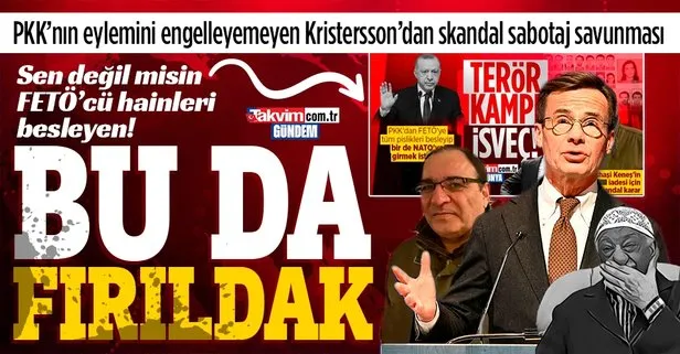 FETÖ’cüleri iade etmeyen İsveç Başbakanı Ulf Kristersson PKK/YPG’nin terör eylemini sabotaj dedi!