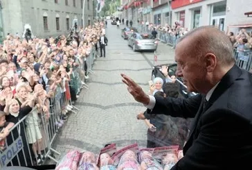 Başkan Recep Tayyip Erdoğan mesaisine memleketi Rize'de devam ediyor