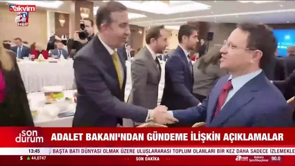 Adalet Bakanı Akın Gürlek'ten gündeme ilişkin kritik açıklamalar
