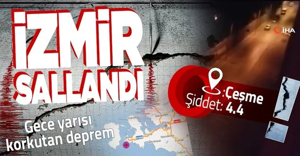İzmir’de deprem!