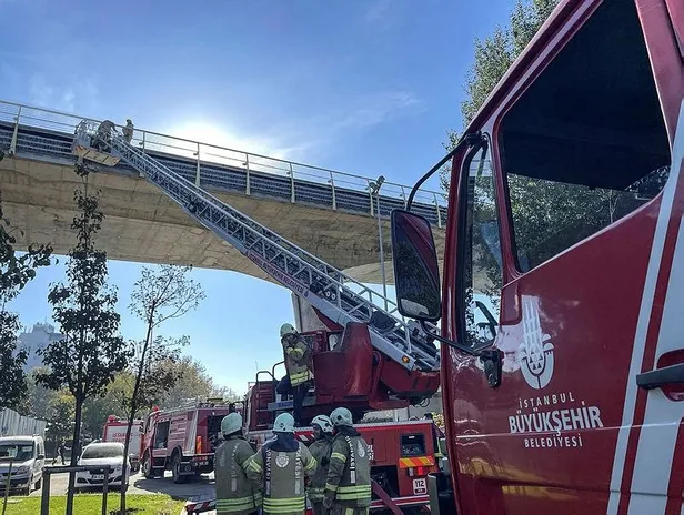 Haliç metro köprüsünde kablolar yandı! M2 Yenikapı-Hacıosman Metro Hattı'nda seferler yapılamadı-4