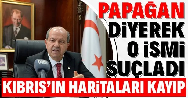 Kıbrıs'ın haritaları kayıp