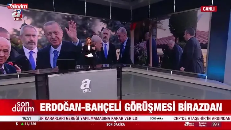 Başkan Erdoğan ve Bahçeli bir araya geldi