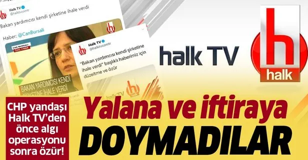 CHP yandaşı Halk TV yalana doymuyor! ‘Hata yaptık, özür dileriz’