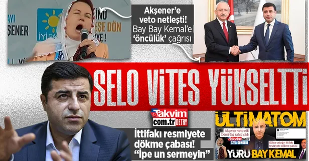 ‘Yürü Bay Kemal’ çıkışı yapan terör tutuklusu Selahattin Demirtaş’tan Kılıçdaroğlu’na öncülük çağrısı
