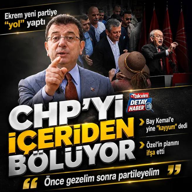 Ekrem İmamoğlu CHPyi parçalamaya kararlı: Bir yol buluruz | Özelin planını ifşa etti
