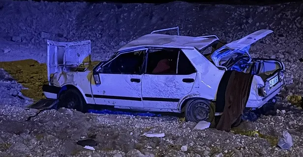 Otomobil takla attı tarlaya savruldu: 1 yaralı