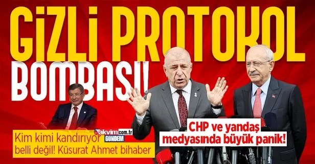 Kemal Kılıçdaroğlu ve Ümit Özdağ arasında gizli protokol krizi! Ahmet Davutoğlu’nun haberi bile yok... CHP ve yandaş medyasında büyük panik!