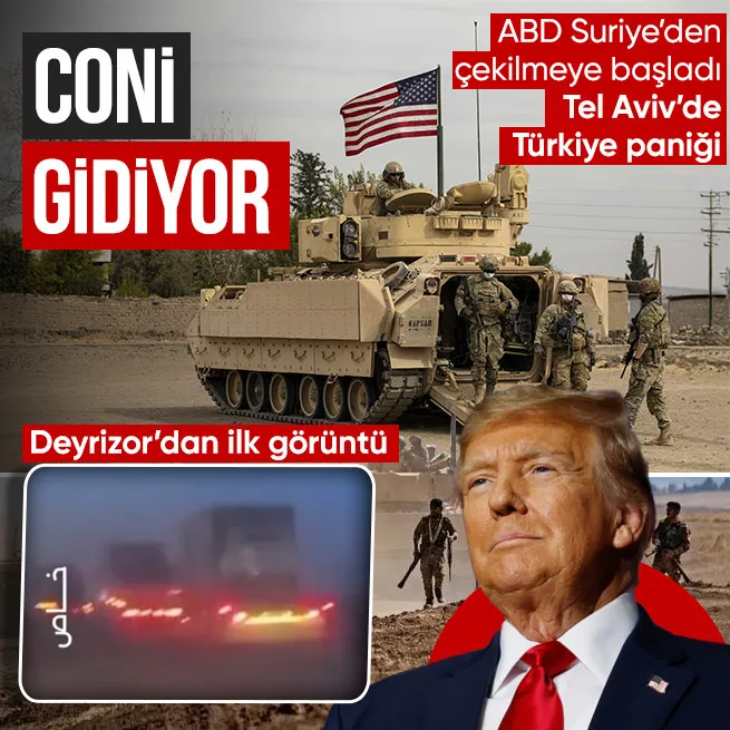 ABD Suriyeden çekiliyor mu? İlk görüntüler Deyrizor-Haseke arasından geldi