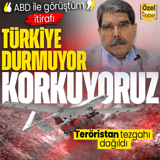 Teröristan tezgahı dağılan PYD elebaşı Salih Müslim çıkmazda! ABD ile görüştüm itirafı... Türkiye durmuyor, korkuyoruz
