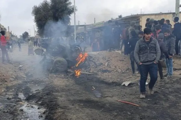 Son dakika: Tel Abyad'da bombalı saldırı: 2 ölü, 4 yaralı