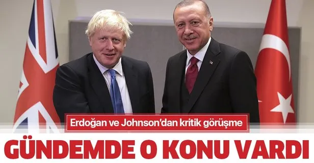 Başkan Erdoğan, Birleşik Krallık Başbakanı Boris Johnson ile görüştü