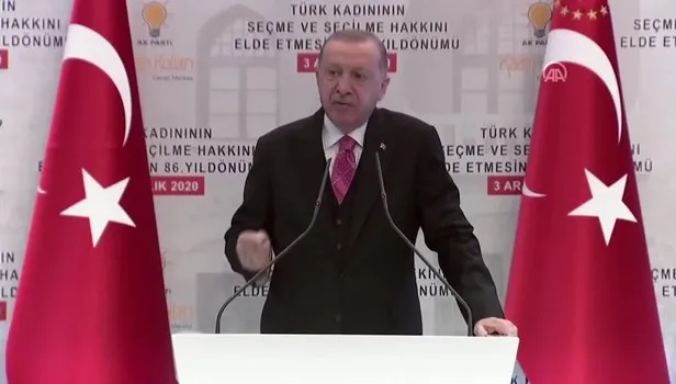 Başkan Erdoğan: Kadınınların layüsel davranışlara maruz kalması kabul edilemez