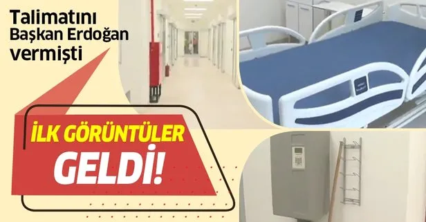 Talimatını Başkan Erdoğan vermişti! Atatürk Havalimanı’ndaki hastanenin içi ilk kez görüntülendi!