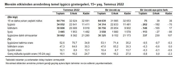 İşsizlik rakamları açıklandı: İstihdam artıyor!-4