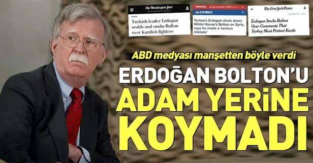 Bolton'un Ankara ziyaretini ABD medyası böyle duyurdu