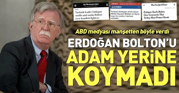 Bolton’un Ankara ziyaretini ABD medyası böyle duyurdu