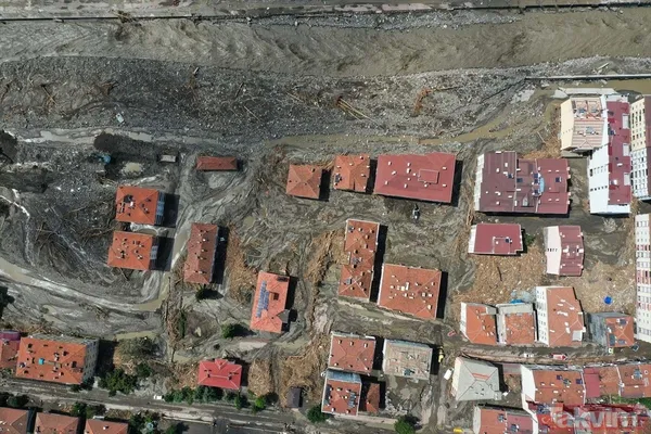 SON DAKİKA: Selin vurduğu Kastamonu Bozkurt ve Abana Sahili havadan görüntülendi - 14