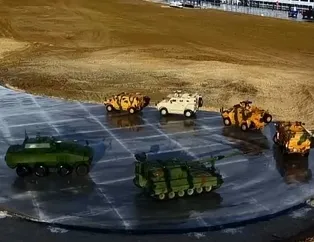 Yerli savunma araçlarıyla gövde gösterisi! ALTAY şov yaptı