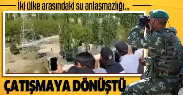 Kırgızistan ile Tacikistan sınırındaki su anlaşmazlığı önce taş atma kavgasına ardından çatışmaya dönüştü: 1 ölü, 25 yaralı