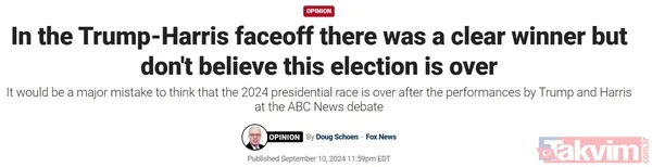 Batı basını Trump-Harris düellosunda kazananı seçti Time o isim ‘yoldan çıktı’ dedi - 5