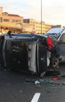 İstanbul'da E-5'te kaza!