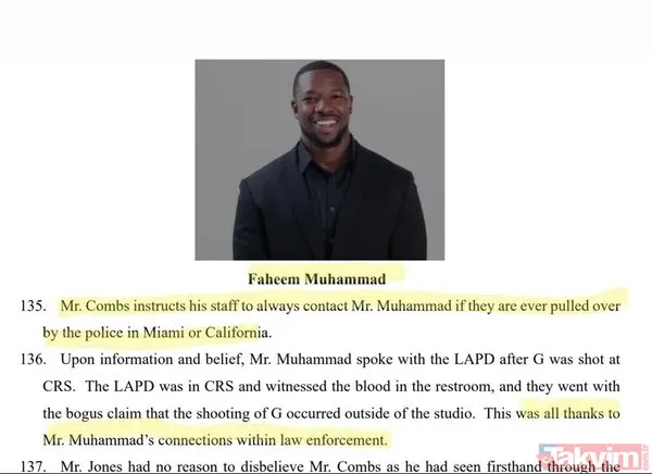 Dıddy'nin Koruması Bakın Kim Çıktı! Diddy Davasında En Çok Öne Çıkan İsimlerden Biri İse Faheem Muhammad. Miami Ve Los Angeles'taki Kolluk Kuvvetleri İle...